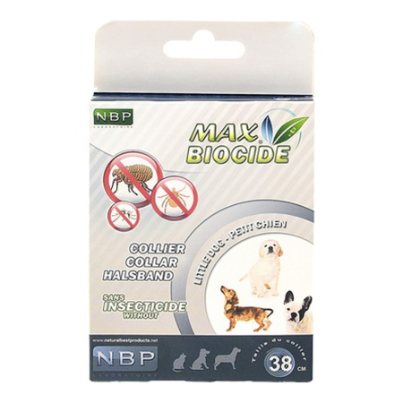 Igiena caini - Zgarda Antiparazitara NBP Caine 38 cm