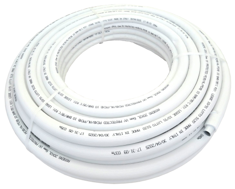 Țeavă multistrat - TEAVA PERT/AL/PERT 20X2 AL=0.30 ASSENS ITALIA IZOLATIE 6MM ALBA (50M/COLAC , 800M/PALET)