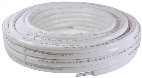 Țeavă multistrat - TEAVA PERT/AL/PERT 32X3 AL=0.40 ASSENS ITALIA IZOLATIE 10MM ALBA (50M/COLAC , 300M/PALET)