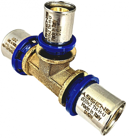 FITINGURI MULTISTRAT PRESARE - TEU ALAMA ASSENS ITALIA, 20X16X20, PRESARE TH/H/U ( 10 / 50 BUC )