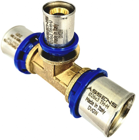 FITINGURI MULTISTRAT PRESARE - TEU ALAMA ASSENS ITALIA, 26X20X26, PRESARE TH/H/U ( 5 / 25 BUC )