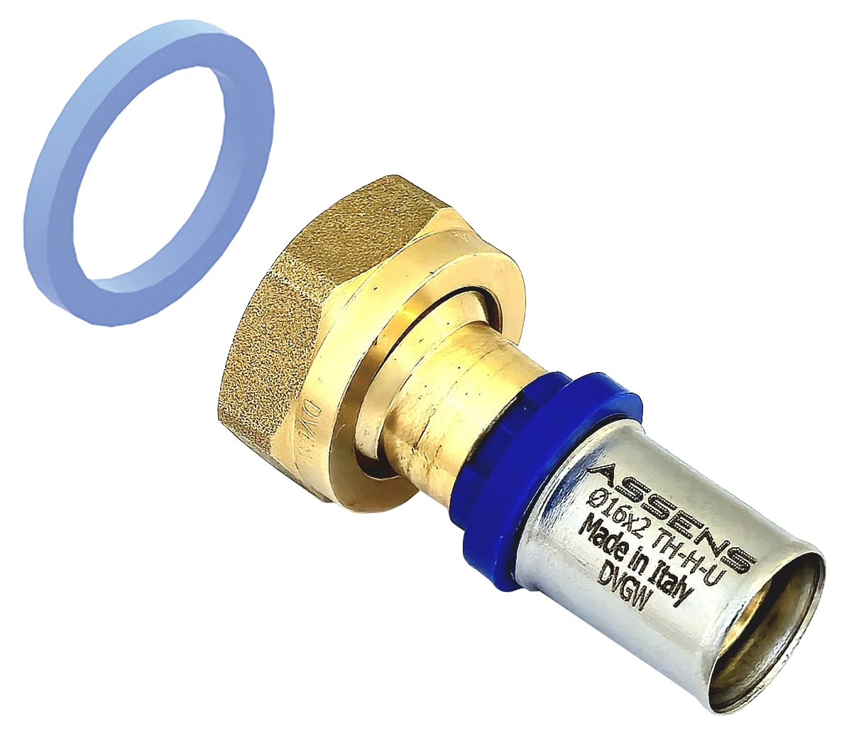 RACORD ALAMA SEMIOLANDEZ ASSENS ITALIA 20X2*1/2, PRESARE TH/H/U ( 10 / 150 BUC ) [1]