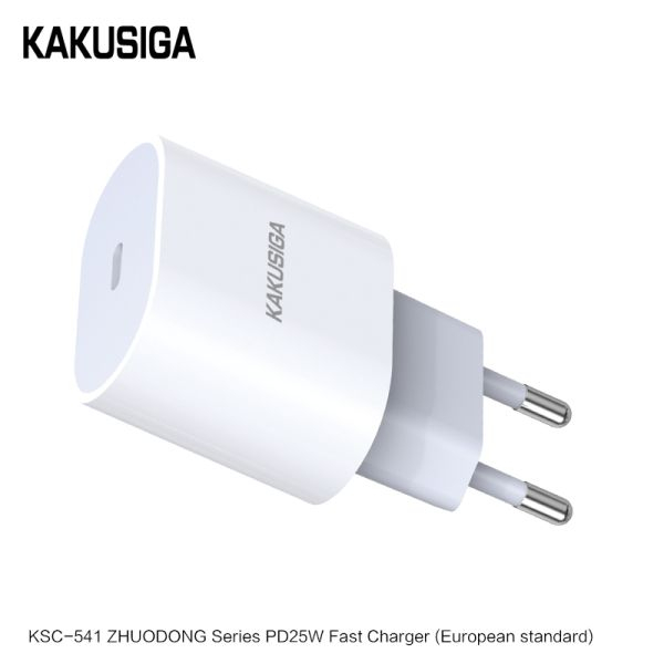 Încărcător Rețea KAKUSIGA KSC-541 – PD 25W, USB Type-C, Fast Charge, EU Plug, Alb [4]