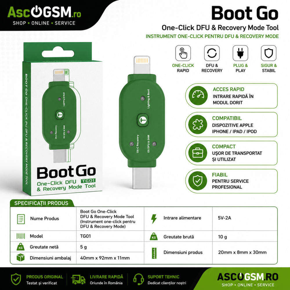 2UUL TG01 Boot Go – One-Click DFU & Recovery Mode [2]