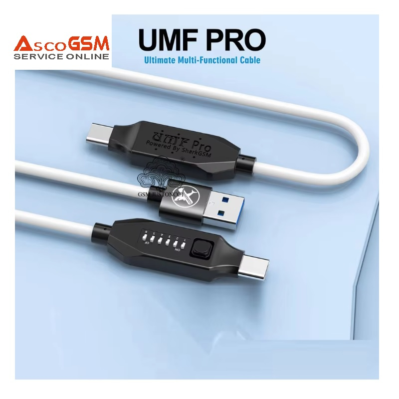 Cablu UMF Pro White Ultimate, Multi-Functional , Type-C, EDL V2, Harmony TP, HW USB COM1.0 [2]