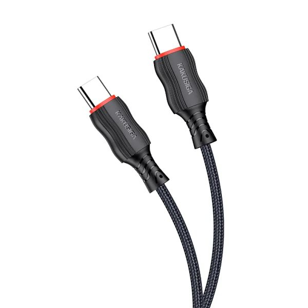 Cablul inteligent de date,material, Kakusiga KSC-807, Type-C la Type-C,60W, 1M [3]