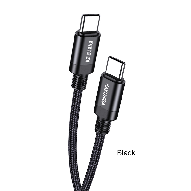 Cablul inteligent de date,material, Kakusiga KSC - 970, Type-C la Type-C,60W, 1M [4]