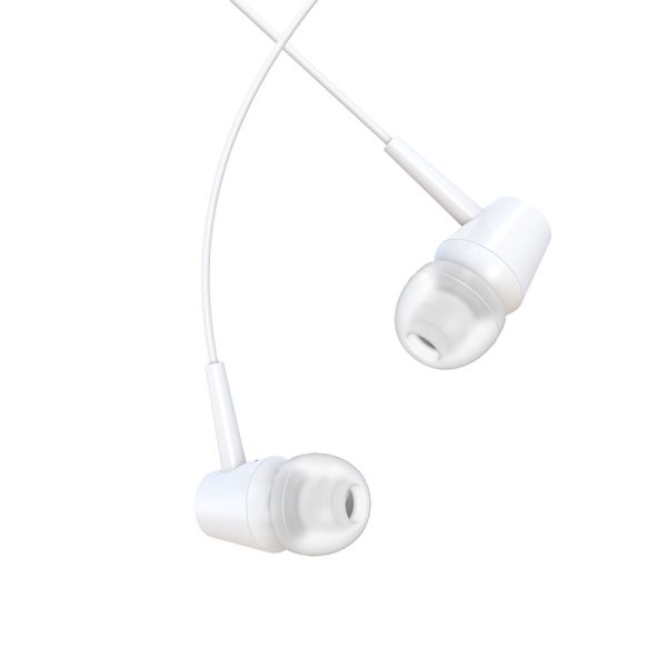 Căști Universale JOKADE JD007 – In-Ear cu Microfon, Jack 3.5mm, 1.2M, Alb [7]