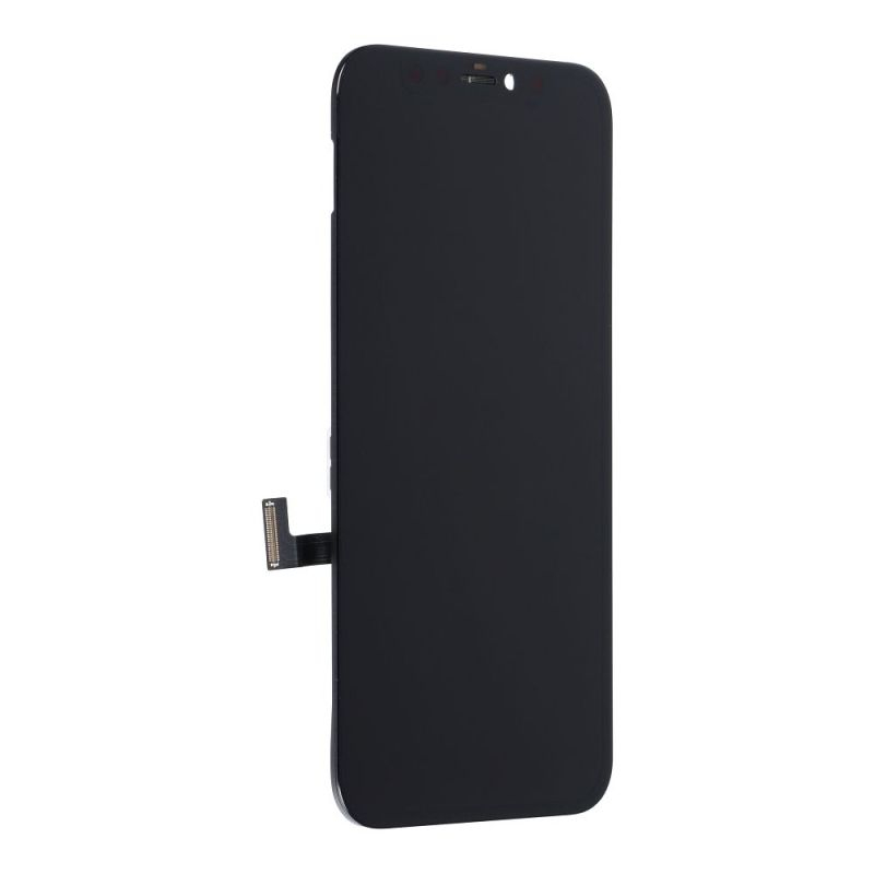 Display cu Touchscreen JK pentru Apple iPhone 12 mini, cu Rama, Versiune LCD In-Cell, Negru [3]