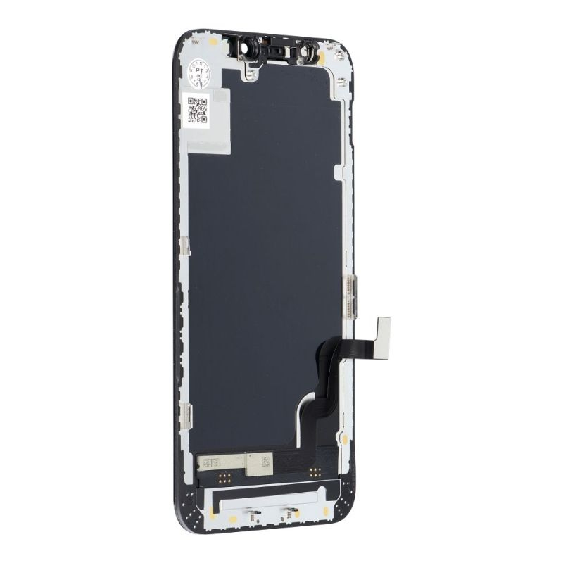 Display cu Touchscreen JK pentru Apple iPhone 12 mini, cu Rama, Versiune LCD In-Cell, Negru [2]