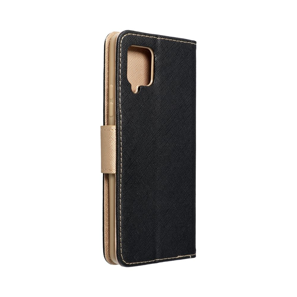 Husă Fancy Book pentru Samsung Galaxy A16 – Protecție Completă, Închidere Magnetică, Negru / Auriu [7]