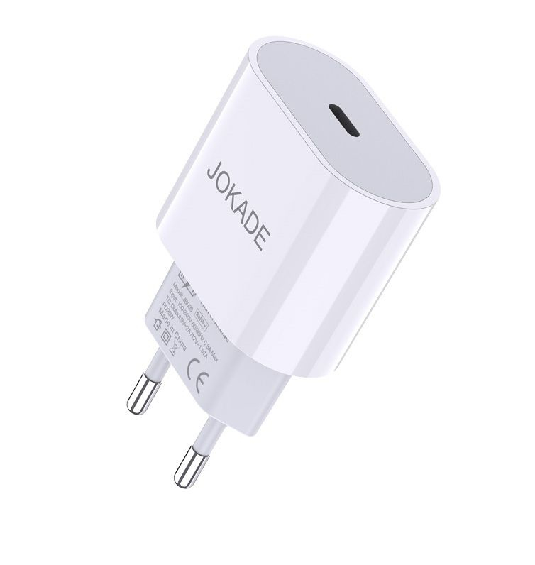 Incarcator de retea Jokade JB009 Type-C universal cu incarcare rapida PD25W, Alb, Blister [8]