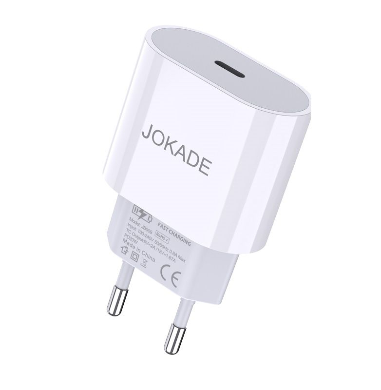 Incarcator de retea Jokade JB009 Type-C universal cu incarcare rapida PD25W, Alb, Blister [1]