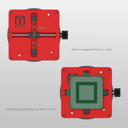 Martview RB-03 – Suport universal BGA reballing cu poziționare automată (Holder & Template) [7]