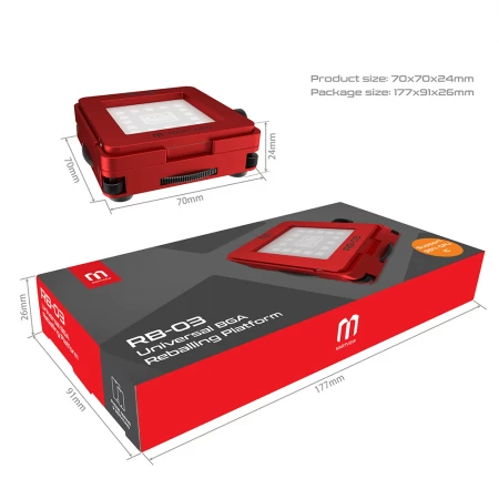 Martview RB-03 – Suport universal BGA reballing cu poziționare automată (Holder & Template) [9]