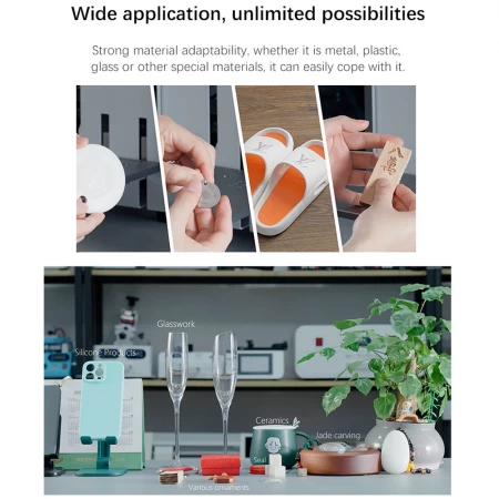 Mașină laser mov TBK-958ZE 5W pentru demontare și gravare ecrane [9]