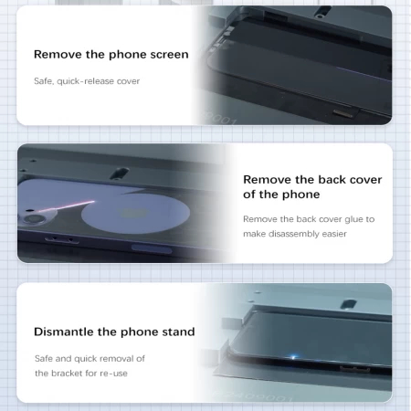 Mașină laser mov TBK-958ZE 5W pentru demontare și gravare ecrane [5]