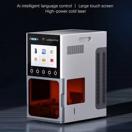Mașină laser violet AI-Voice TBK-958ZU – demontare și gravare ecrane [6]