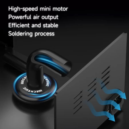 Mechanic AIRNOVA 1200W – Stație Rework cu Control Inteligent al Temperaturii și Display Curbat IPS [8]