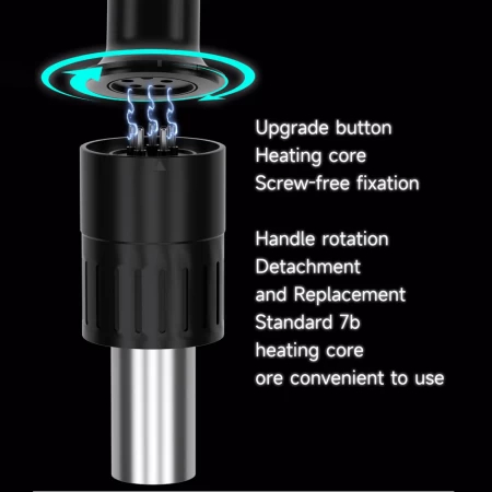 Mechanic AIRNOVA 1200W – Stație Rework cu Control Inteligent al Temperaturii și Display Curbat IPS [6]