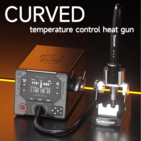 Mechanic AIRNOVA 1200W – Stație Rework cu Control Inteligent al Temperaturii și Display Curbat IPS [2]