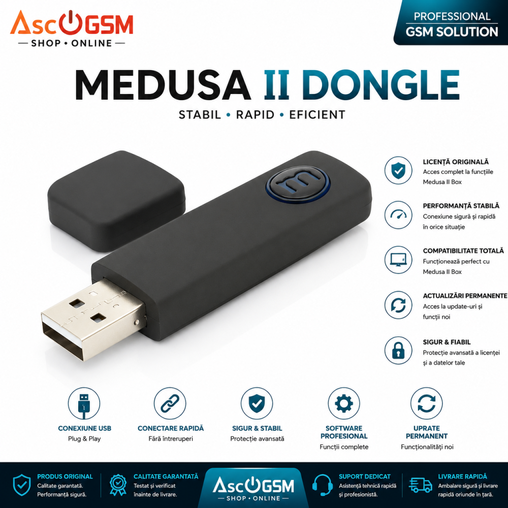 Medusa II Box (Basic Set) – Programator Profesional eMMC, UFS și NAND pentru Service GSM și Recuperare Date [2]