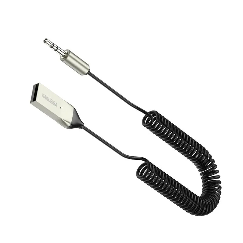 Receiver Bluetooth pentru Mașină – Conectare prin AUX și Alimentare USB, Microfon Hands-Free | Kakusiga KSC-1180 [5]
