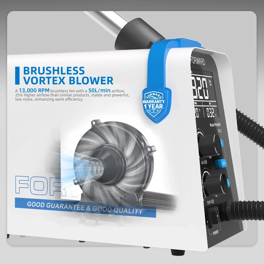 Statie Aer Cald Forward FW-HA01, 13000RPM 800W [5]