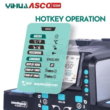 Stație de Lipit Profesională YIHUA 982D-II – 2 în 1 cu Brațe C210 și C245 [7]