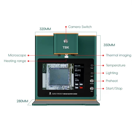 TBK-2206 — Mașină laser 45W pentru dezlipire, cu ecran HD [10]
