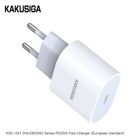 Încărcător Rețea KAKUSIGA KSC-541 – PD 25W, USB Type-C, Fast Charge, EU Plug, Alb [7]