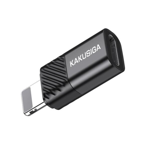 Adaptor Kakusiga, iP - Male la Type - C, Female (KSC-1408), Black [3]