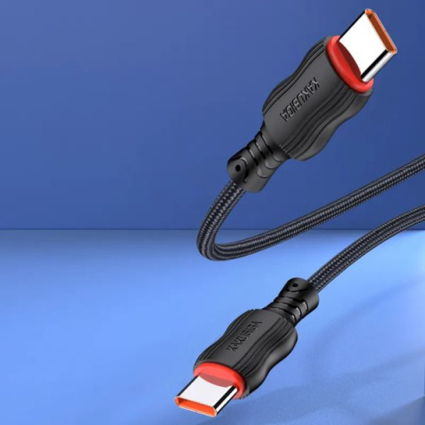 Cablul inteligent de date,material, Kakusiga KSC-807, Type-C la Type-C,60W, 1M [3]