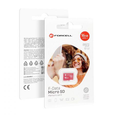 Accesorii Telefoane & Tablete - card-de-memorie-forcell-f-data-16gb-microsd-uhs-i-u3-clasa-10-viteza-mare-u