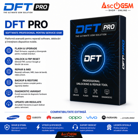 DFT Pro Tool - DFT Pro Tool - Licență Digitală User NOU 12 Luni / 1An