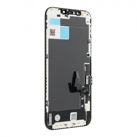 Display cu Touchscreen JK pentru Apple iPhone 12 / 12 Pro , cu Rama, Versiune LCD In-Cell, Negru [1]