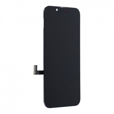 Display cu Touchscreen JK pentru Apple iPhone 13 mini, cu Rama, Versiune LCD In-Cell, Negru [2]