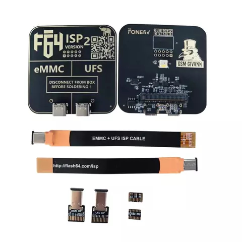 Flash 64 - Flash 64 / F64 ISP V2 eMMC/UFS Adapter Set