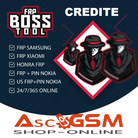 FRP Boss Tool Credits – Credite pentru Samsung, Honor, Nokia HMD & Xiaomi | FRP Remove [0]