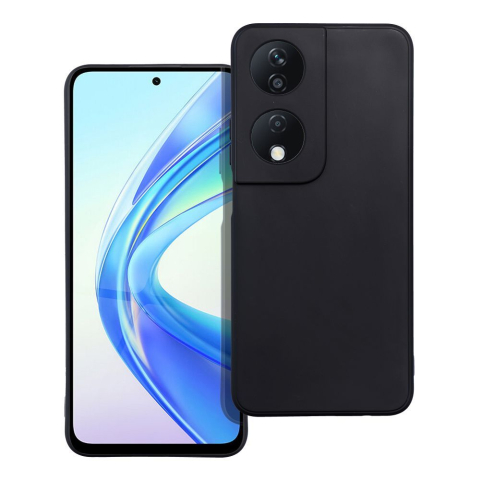 Husă Matt Case pentru Honor X7b – TPU Flexibil Anti-Amprentă, Protecție Spate, Negru [10]