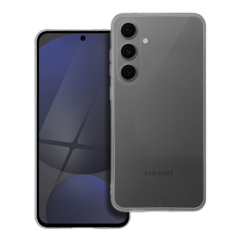 Huse Samsung - Husă Transparentă Clear Case 2 mm cu Protecție Cameră pentru Samsung Galaxy S24 FE – TPU Flexibil, Ultra Slim