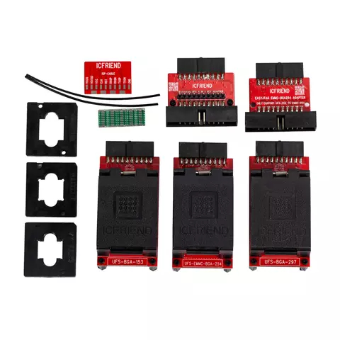 Z3X Team - ICFRIEND Easy UFS 3-în-1 – Set Adaptoare BGA pentru UFS & eMMC (pentru Z3X Easy JTAG Plus)