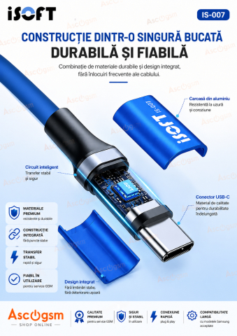 ISOFT IS-007 Cablu Service Samsung Download Mode – Forțare Download Mode pentru Reparație Software [3]