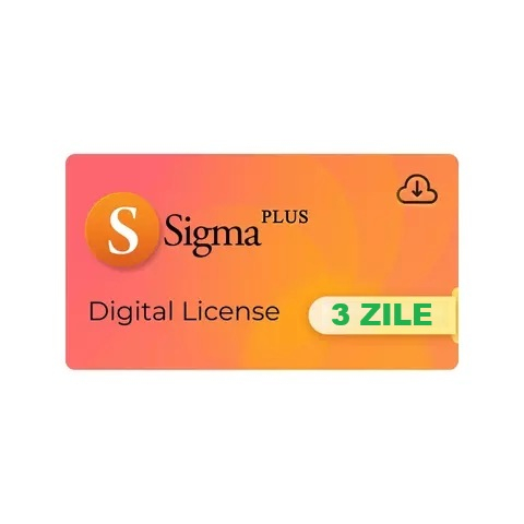 Sigma Plus - Licențe Sigma Plus – Acces Digital pentru 3 Zile / 1 Lună / 3 Luni fără Box sau Dongle