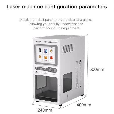 Mașină laser mov TBK-958ZE 5W pentru demontare și gravare ecrane [9]