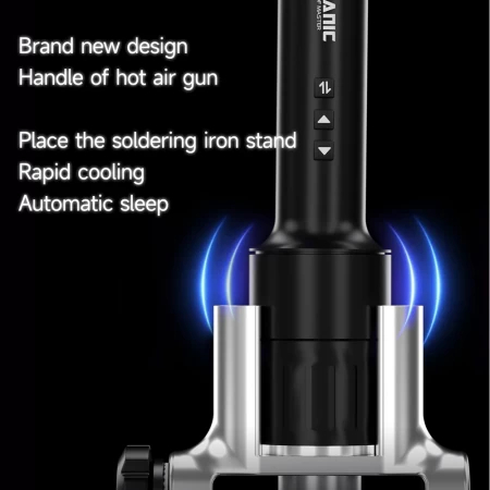 Mechanic AIRNOVA 1200W – Stație Rework cu Control Inteligent al Temperaturii și Display Curbat IPS [8]