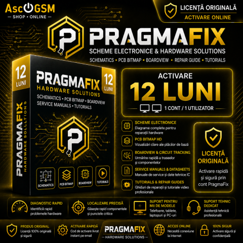 Scheme și Rezolvări Service GSM - PragmaFix – Activare Software Scheme Electronice și Hardware Solutions pentru Service GSM
