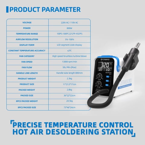 Statie Aer Cald Forward FW-HA01, 13000RPM 800W [8]