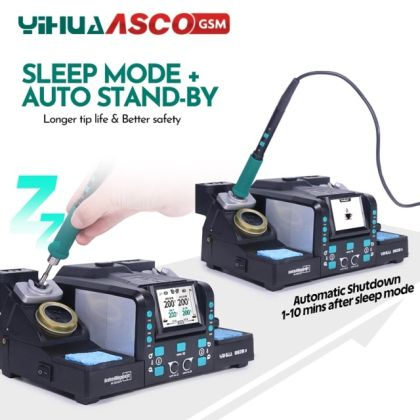 Stație de Lipit Profesională YIHUA 982D-II – 2 în 1 cu Brațe C210 și C245 [1]