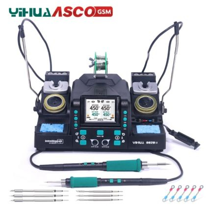 Stație de Lipit Profesională YIHUA 982D-II – 2 în 1 cu Brațe C210 și C245 [7]